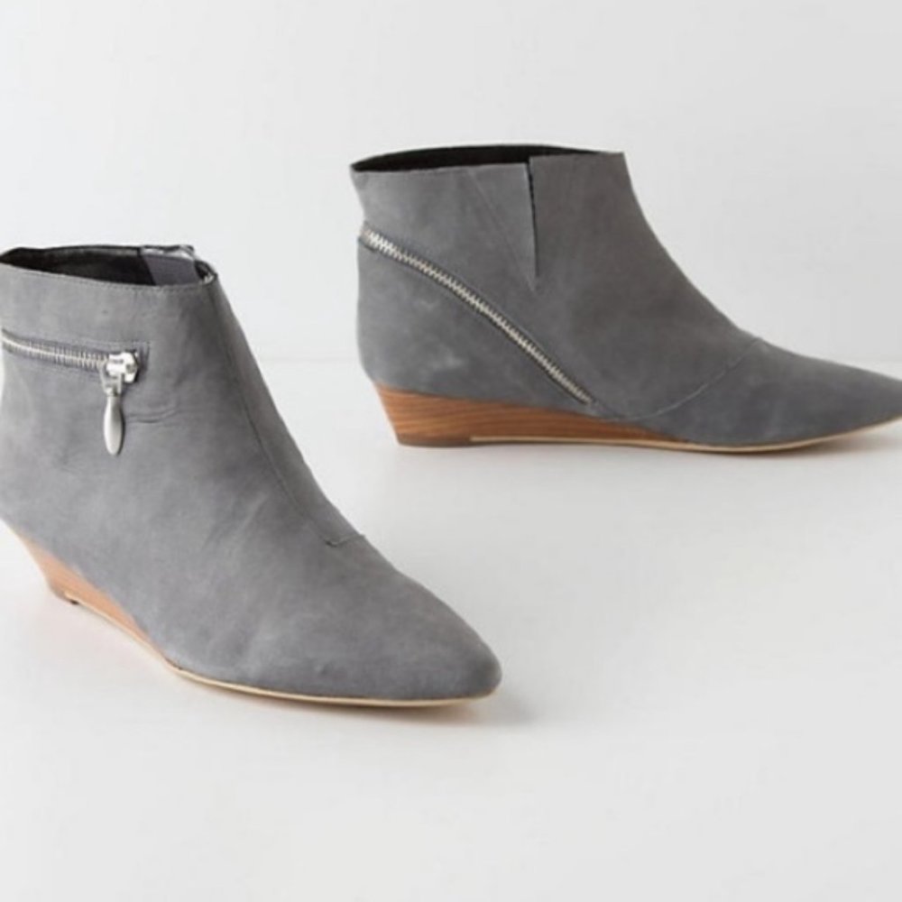 Anthropologie Pied Juste minimalist Booties-Size 7
